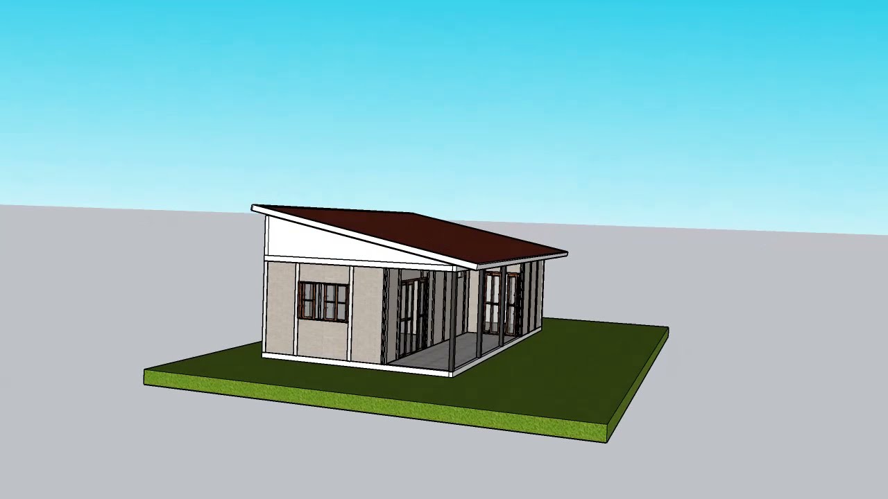 Projeto casa 50 MT 1 quarto 1 banheiro 1 cozinha e sala conjugada.