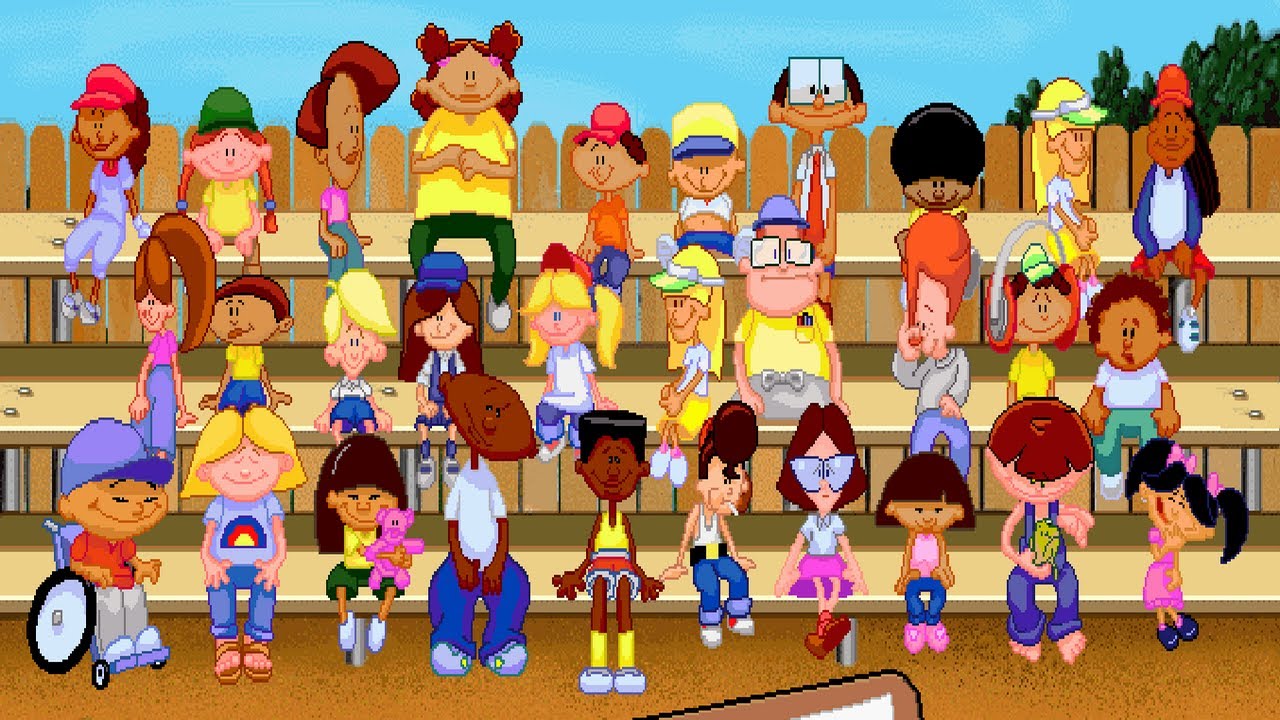 Backyard Baseball 97 - Backyard Kids themes & voices