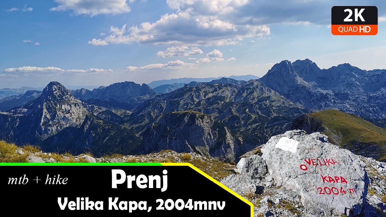 Prenj, vrh Velika kapa (MTB + planinarenje)