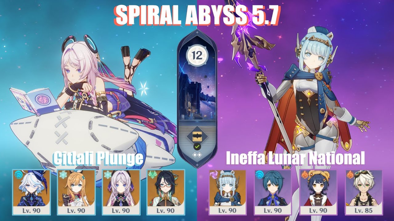 C2 Citlali Plunge & C0 Ineffa Lunar National | Spiral Abyss 5.7 | Genshin Impact