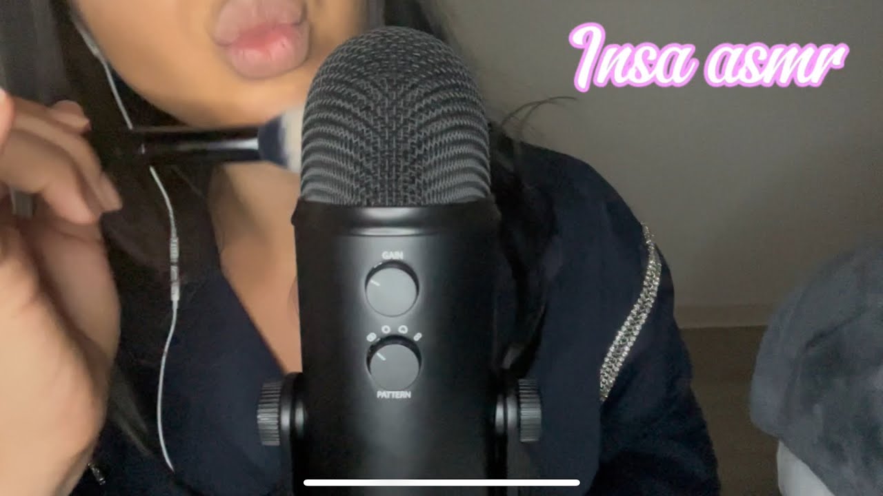 Ma première vidéo Asmr (mouth sound, hand movement, taping..)