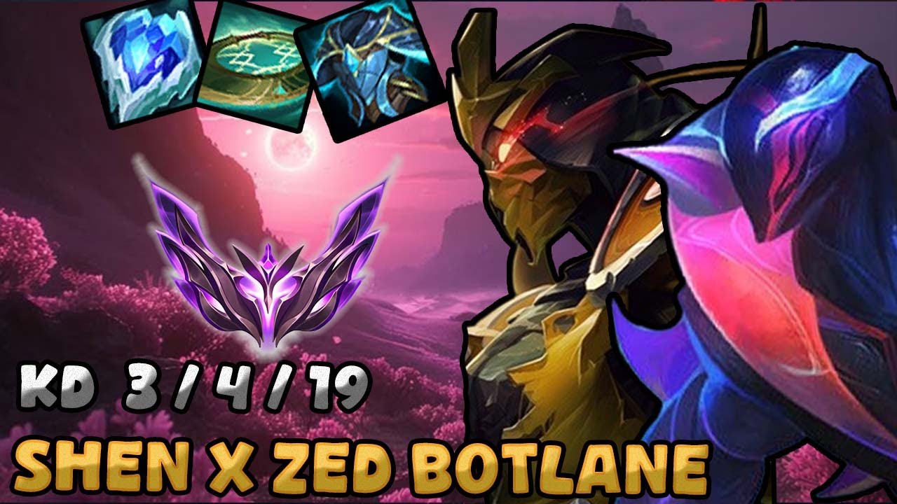 Shen x Zed Botlane Combo 1 (Master Lobby) -  League of Legends