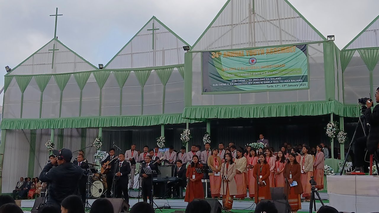 34th Annual  Youth Assembly 2025|| Theme song  Youth Assembly ha Mawsynram
