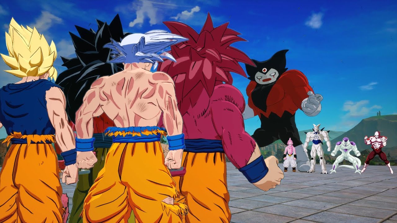 Goku Variations VS Big Bosses! Dragon Ball Sparking Zero