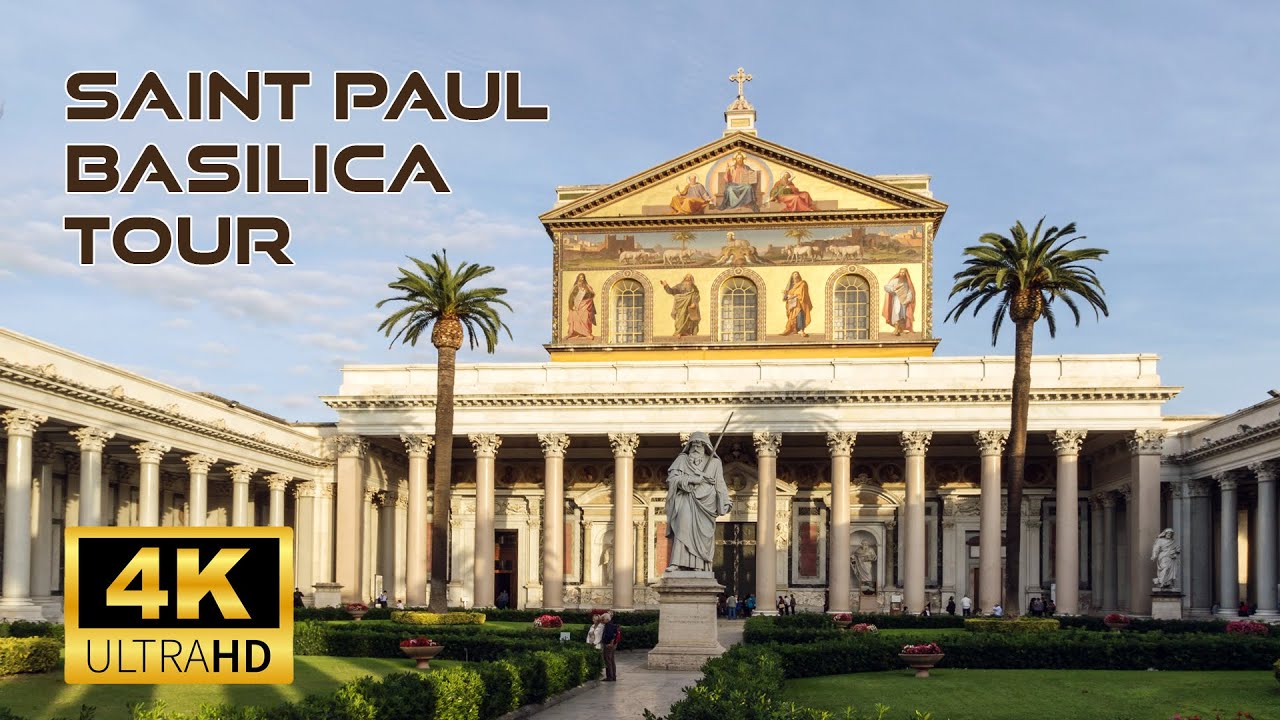 4K Virtual Tour: Basilica of Saint Paul Outside the Walls, Rome &ndash; Stunning Interior & Architecture!