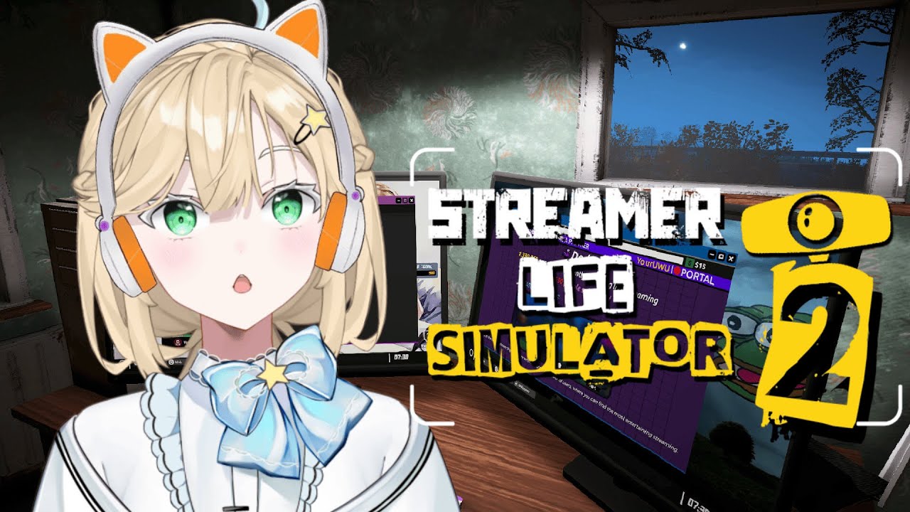 【Streamer Life Simulator 2】Vtuber magang jadi streamer :D 【VtuberID | XAVIA NADELYNE】