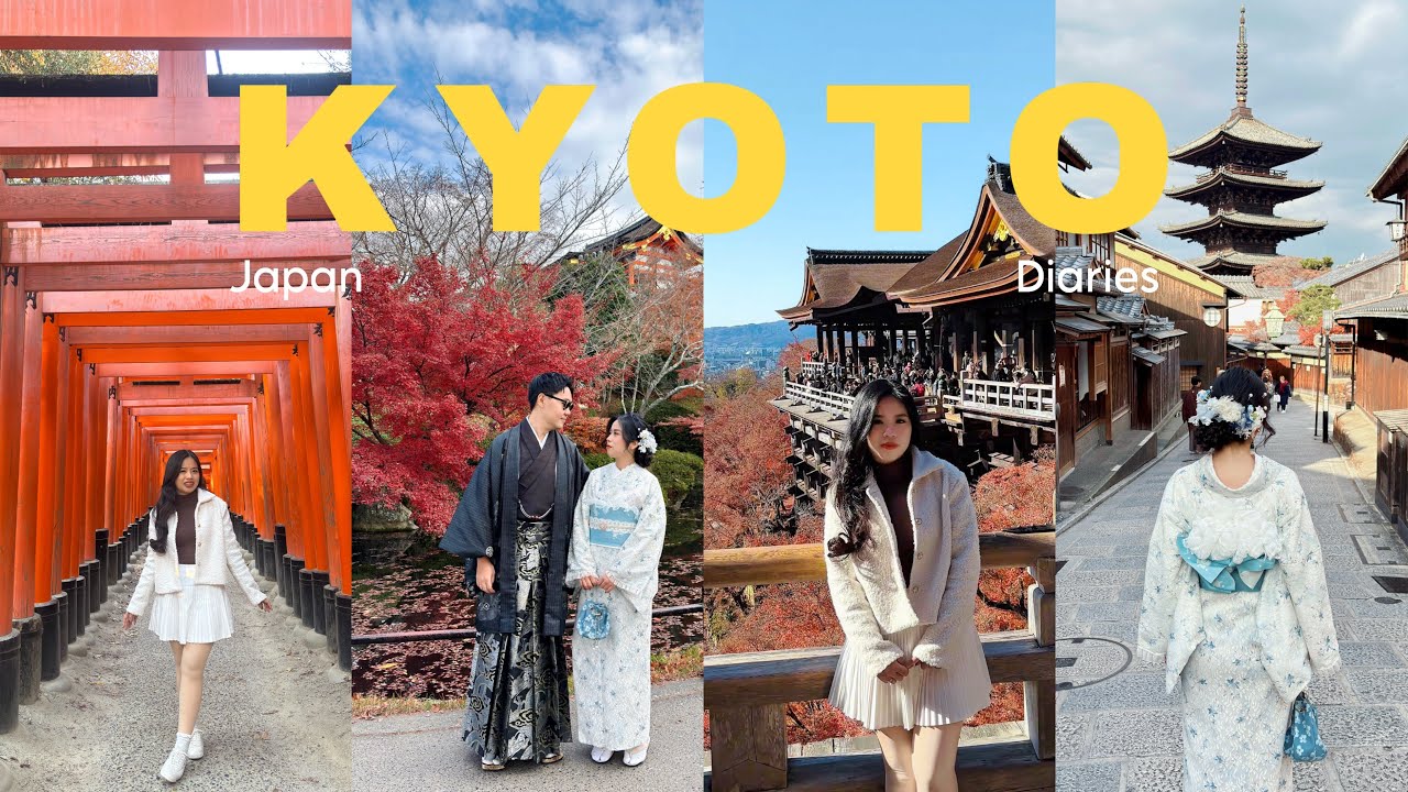 Kyoto in Autumn | Kyoto mùa lá đỏ tuyệt đẹp | Japan Diaries