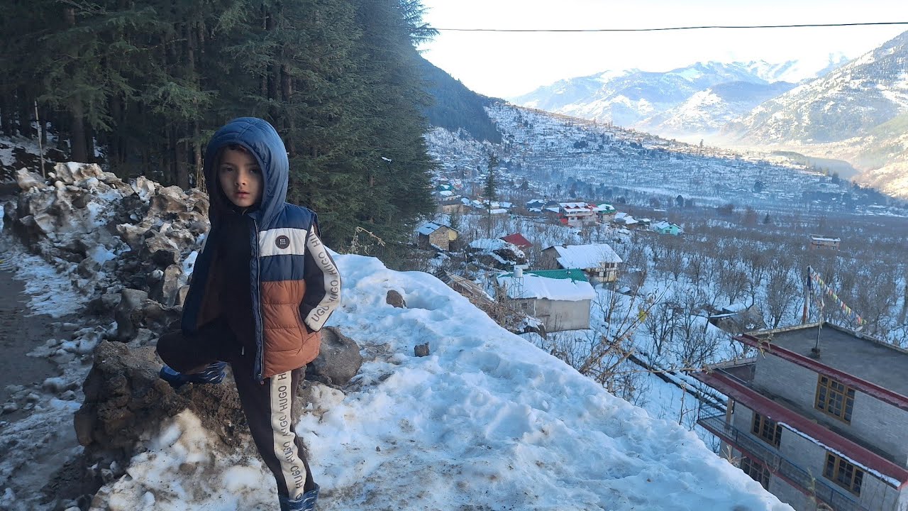 Pahadi 🏔 Lifestyle After Snowfall ☃️
