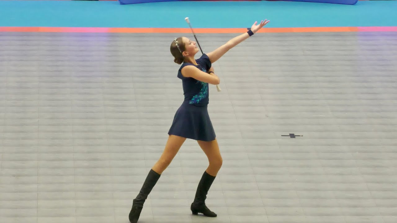 Majorettes *MONA Nachod* solo BATON / Mažoretky- Ostrava 2025 WM Championship