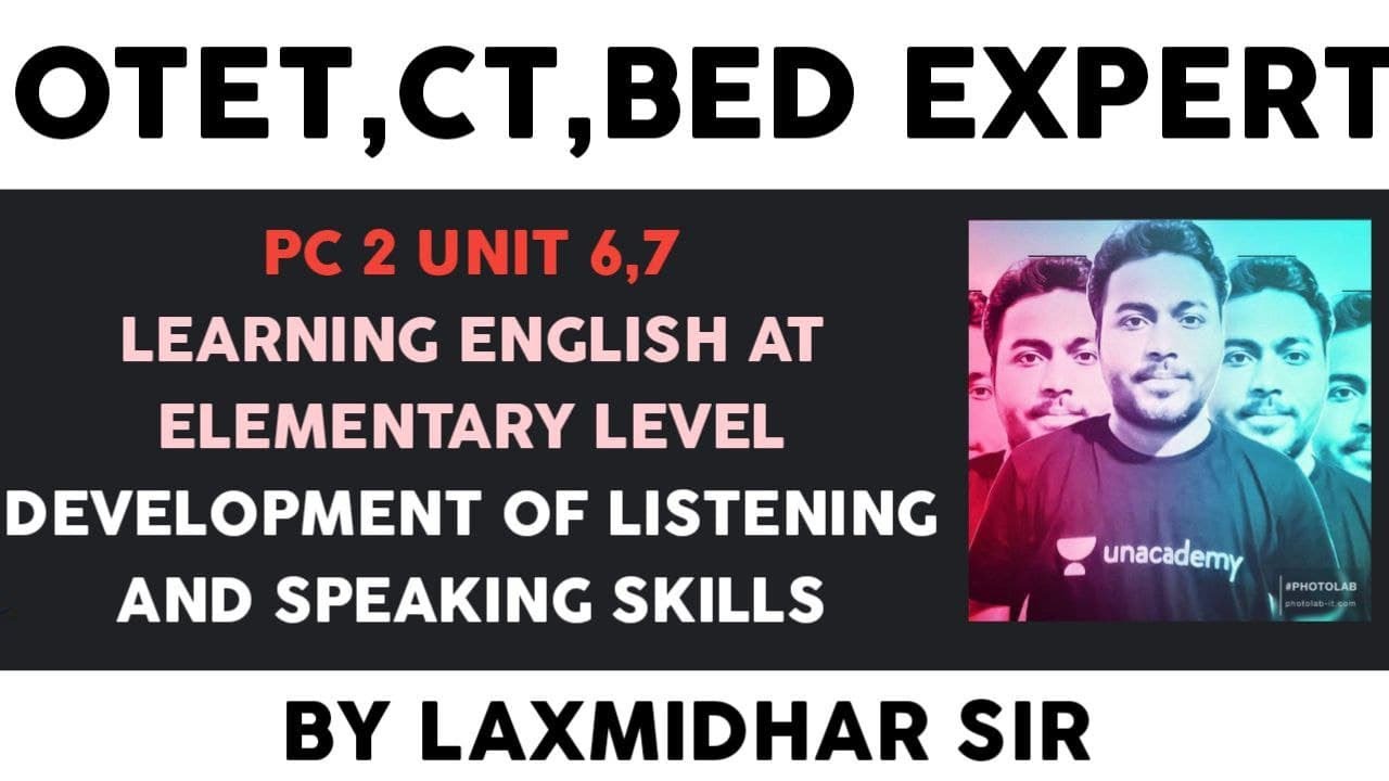 😎OTET,CT,BEd Exam 2021..FC1,FC3,PC1 UNIT 1 FULL COVERAGE ..BY LAXMIDHAR SIR
