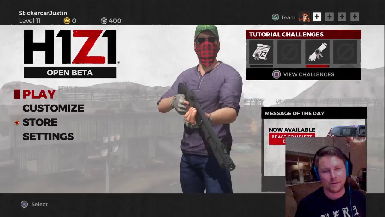 Playing with my buttbuddy| H1Z1 stream