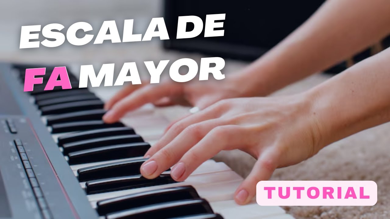 La escala de Fa Mayor #piano #music #acordes #escalas