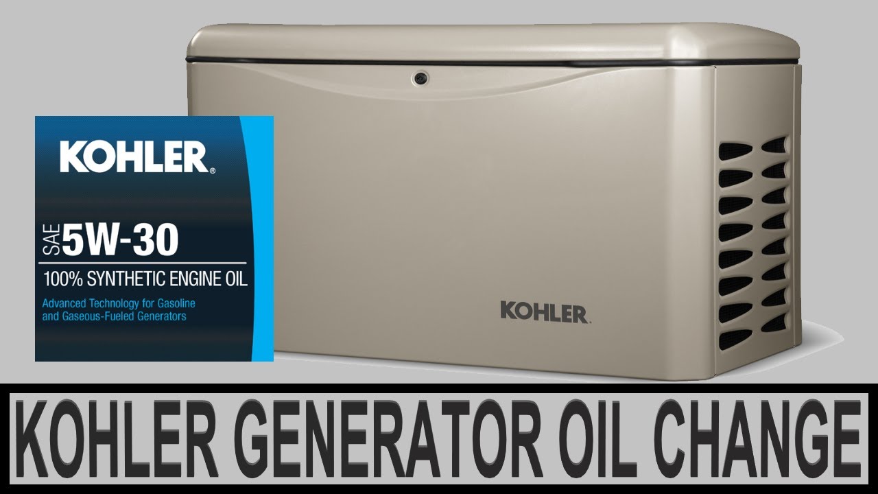 Замена масла в генераторе Kohler