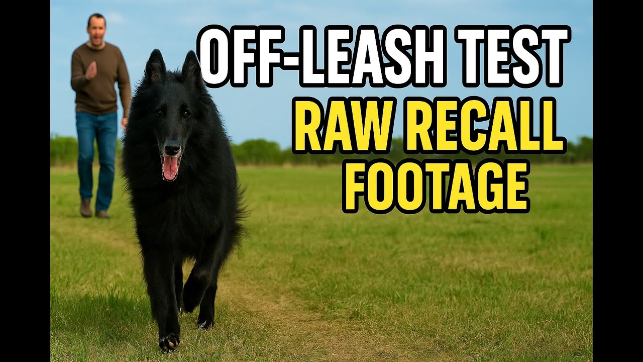 Can My Belgian Shepherd Groenendael Be Trusted Off Leash? Raw Recall Footage