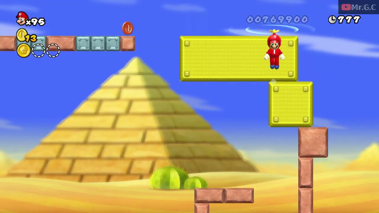 Find That Princess DU Super Mario Bros. wii 2-5 WORLD (ALL STAR COINS)