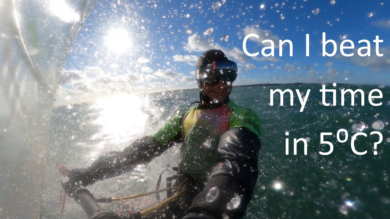 Дикий виндсерфинг на острове Уайт.❄️ЗИМА.