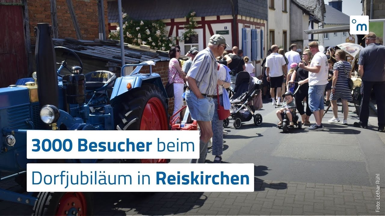 Zum Dorfjubil&auml;um in Reiskirchen &ouml;ffnen Landwirte ihre H&ouml;fe