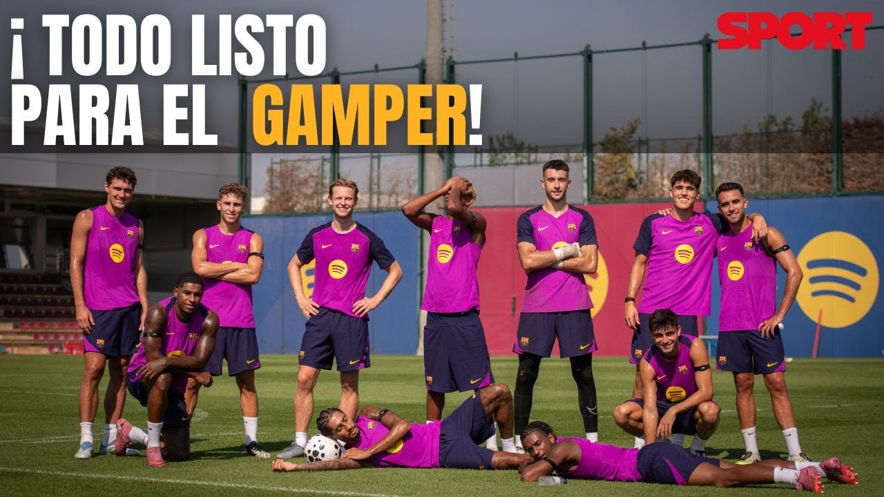 ¡Todo listo para el Gamper! Así entrena el Barça en la Ciutat Esportiva