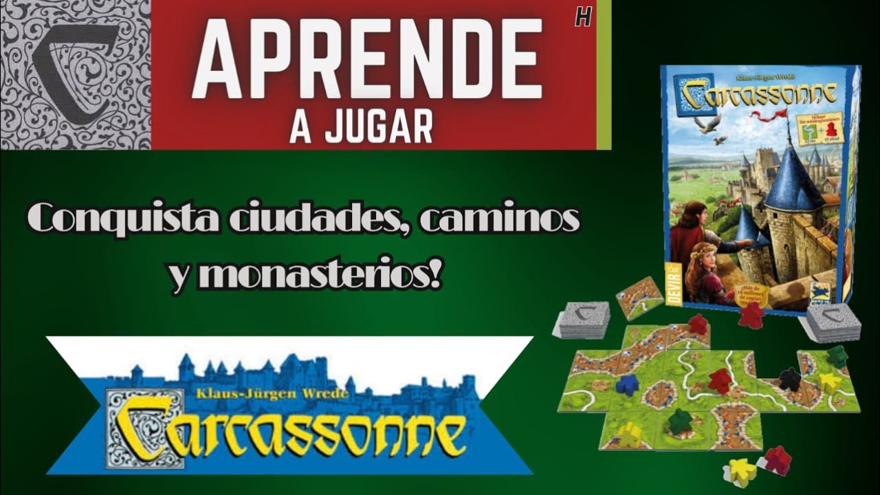Aprende a jugar Carcassonne | Tutorial con H