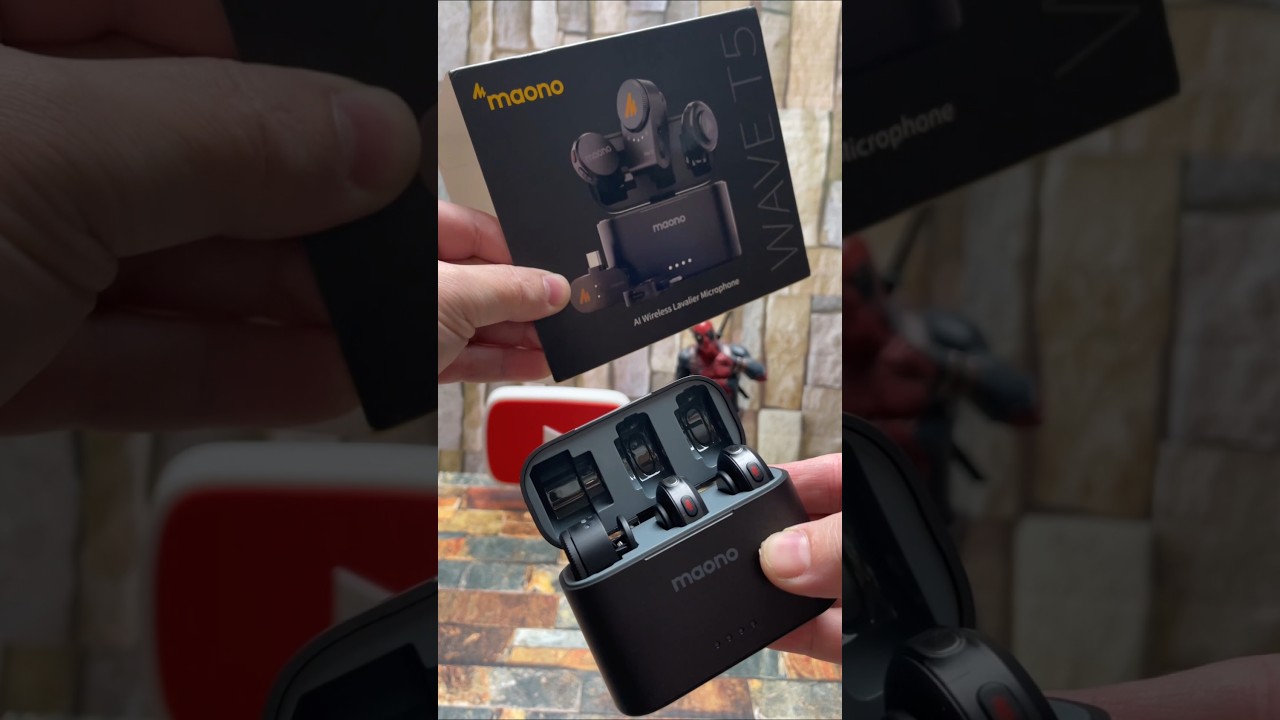 Maono Wave T5 &mdash; лучший беспроводной микрофон с поддержкой искусственного интеллекта.