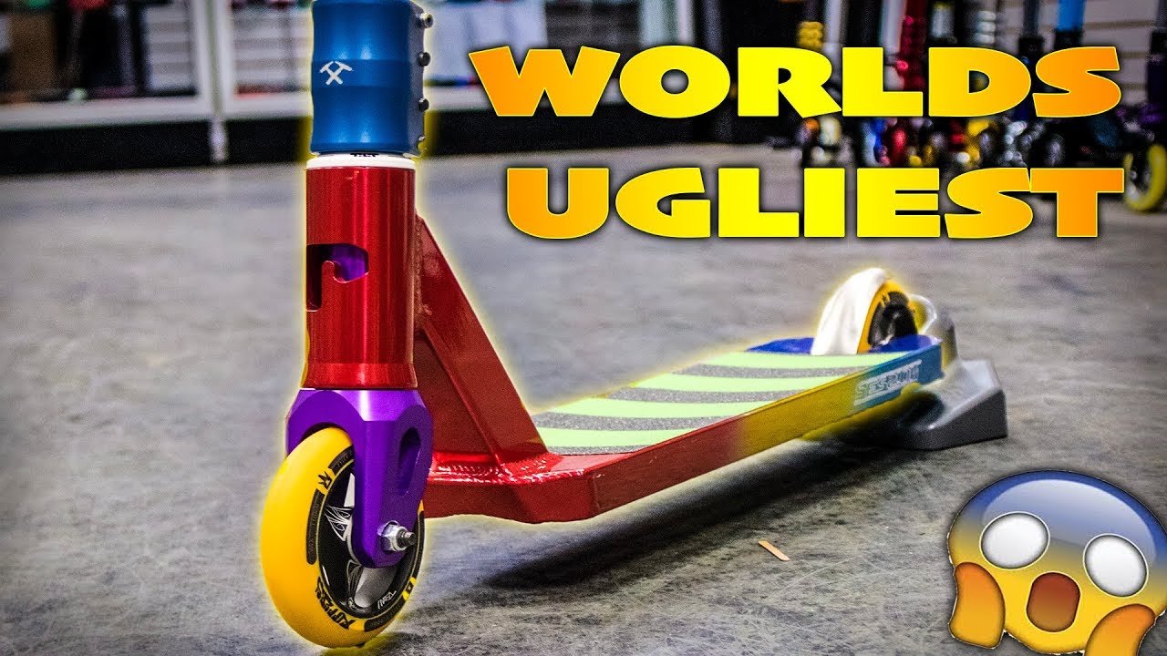 BUILDING WORLDS UGLIEST CUSTOM PRO SCOOTER!