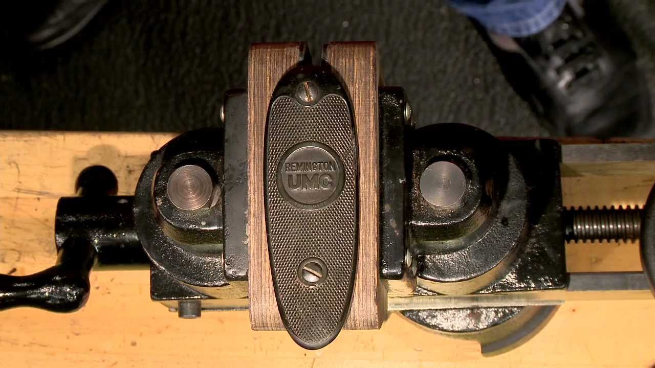 Repairing the Buttplate on a Remington Model 11 Shotgun | Remington Model 11 Shotgun Project