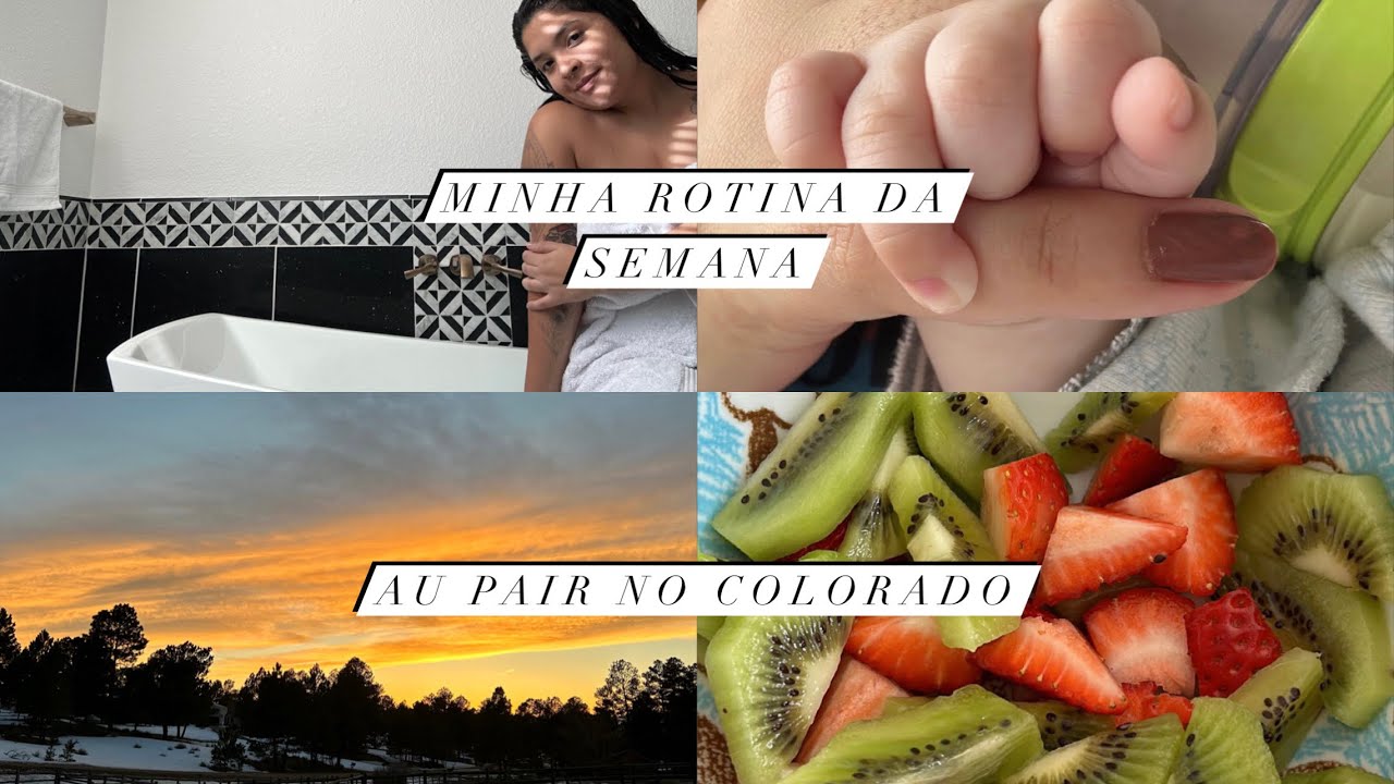1 SEMANA da minha ROTINA - AU PAIR no Colorado 🇺🇸