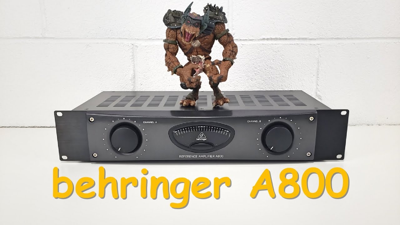 Behringer Reference A800 Amplifier (Budget Beast)(Improvement Over the A500)