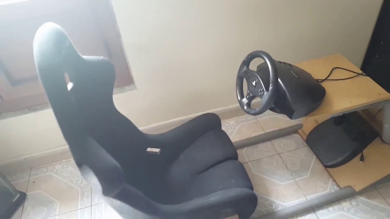 Mon playseat fait maison en bois et pvc. ( UPGRADE dans la description)