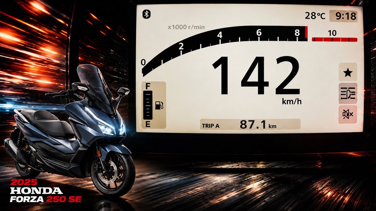 Honda Forza 250 Top Speed | 0-Maximum