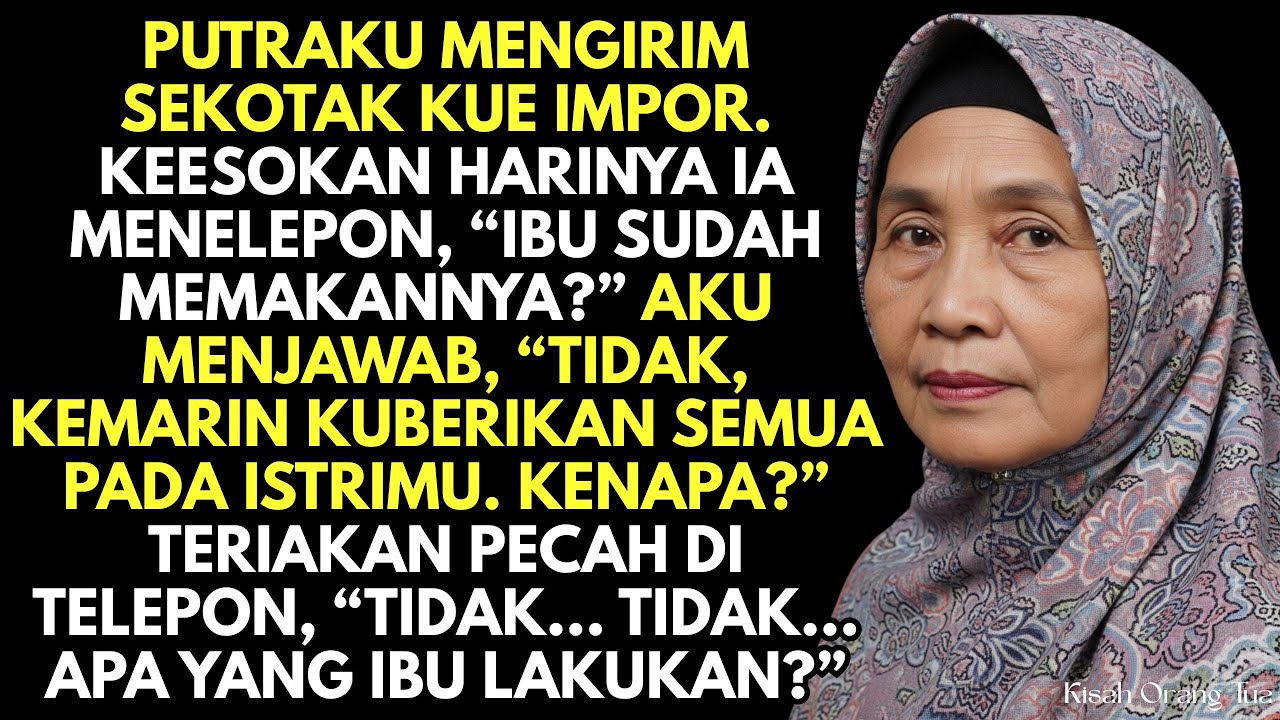 Putraku Mengirim Sekotak Kue Handmade, Tapi Aku Memberikannya Pada Istrinya. Lalu…