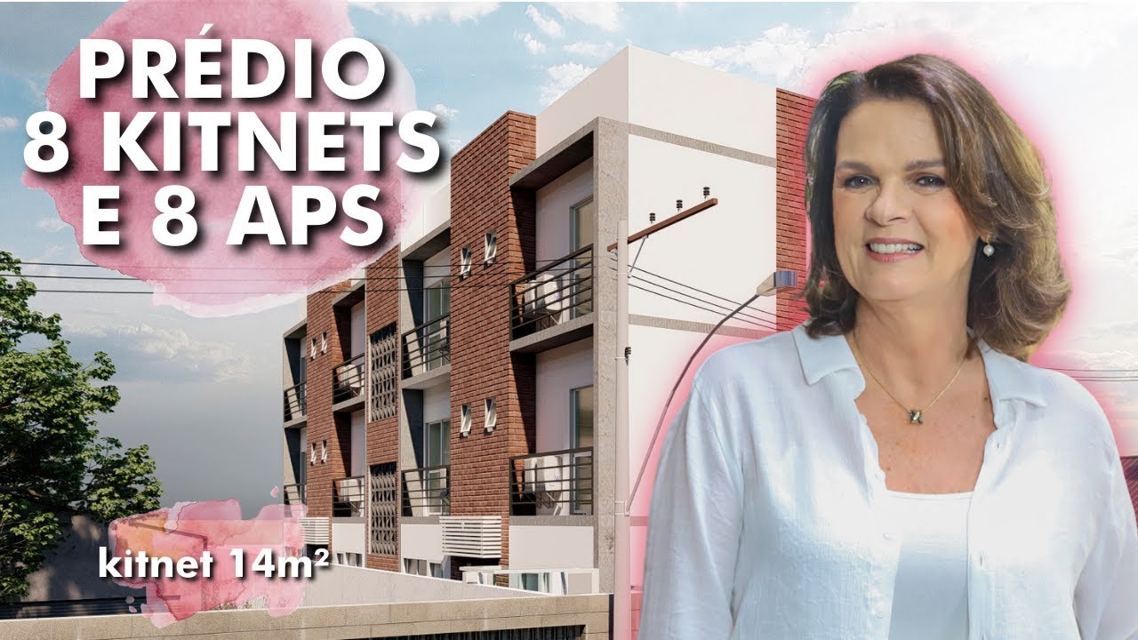 8 kitnets e 8 apartamentos incríveis no mesmo prédio