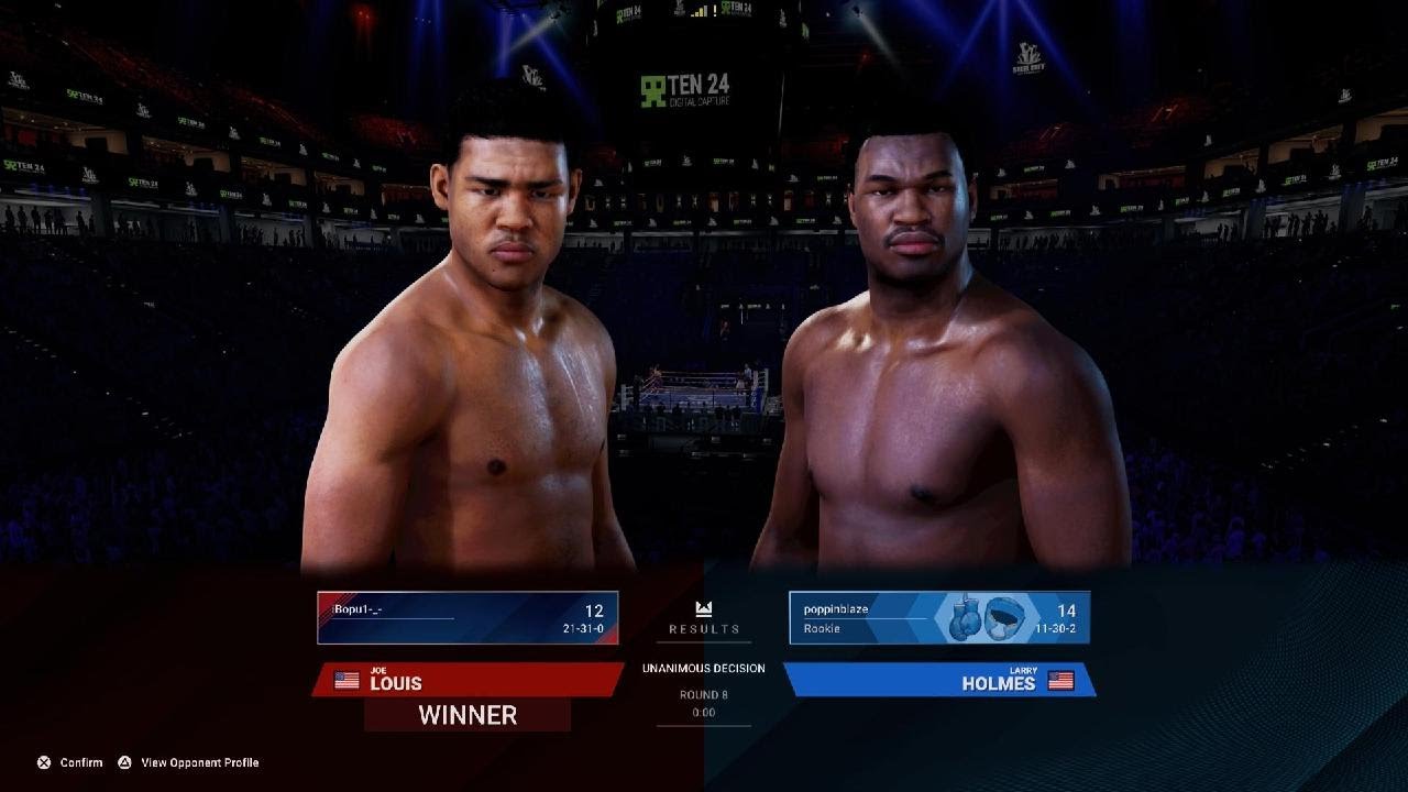 Undisputed Online Match - Larry Holmes vs. Joe Louis 08/22/2025