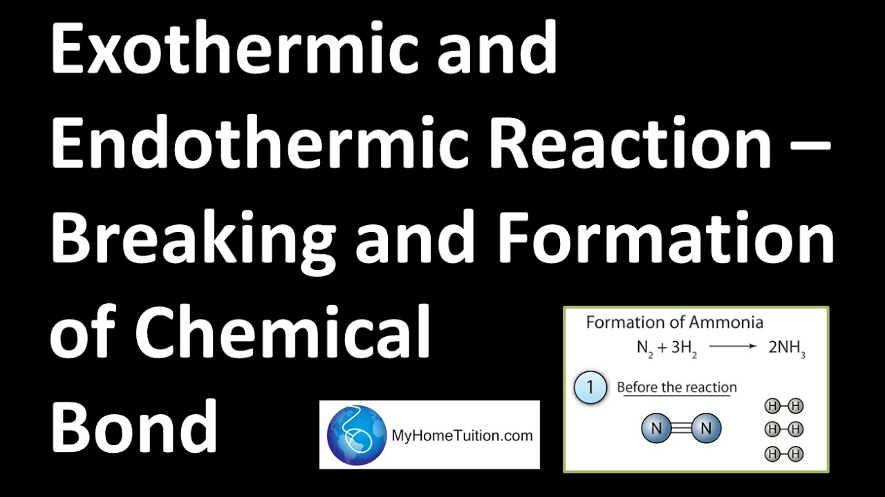 Exothermic and Endothermic Reactions - Breaking and Formation of Chemical Bond
