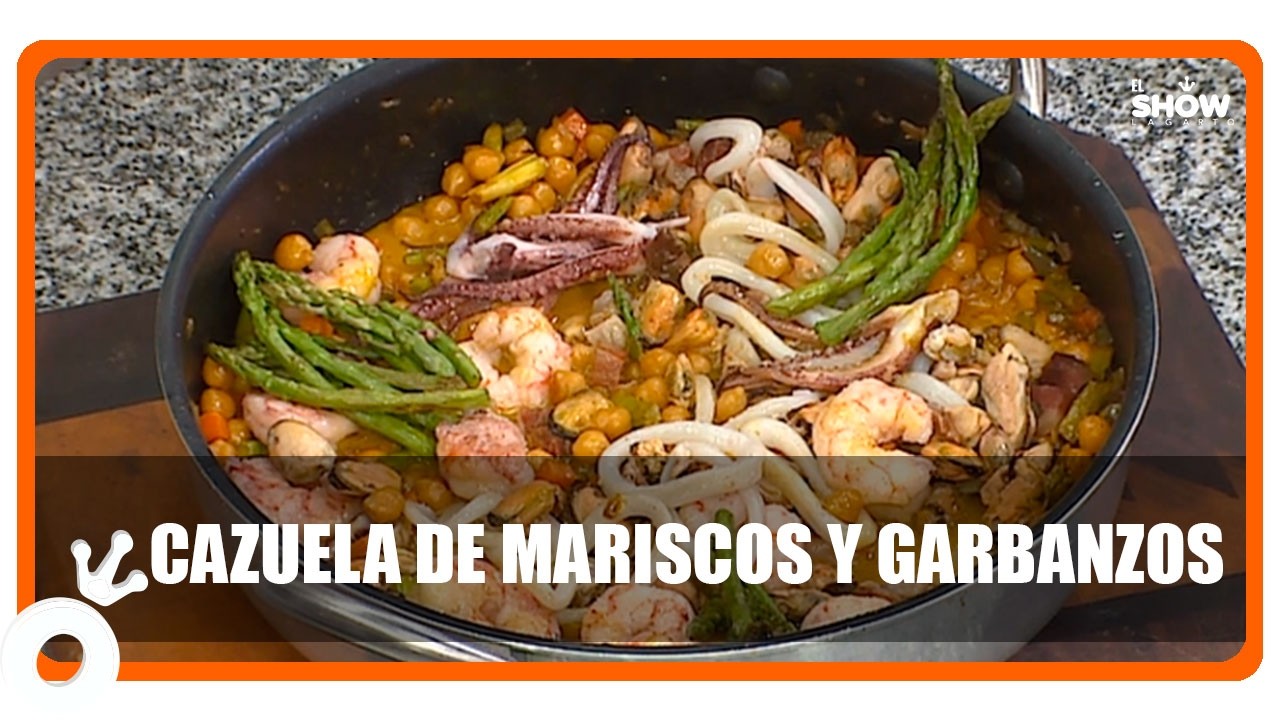 ¿Mariscos con legumbres? Cazuela de mariscos con garbanzos al estilo mediterráneo