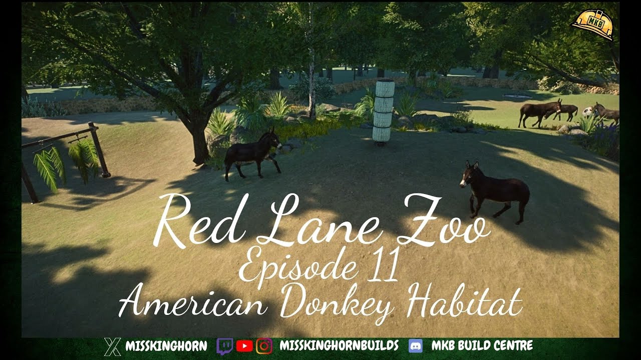 Donkey Habitat | E11 | Red Lane Zoo | Planet Zoo