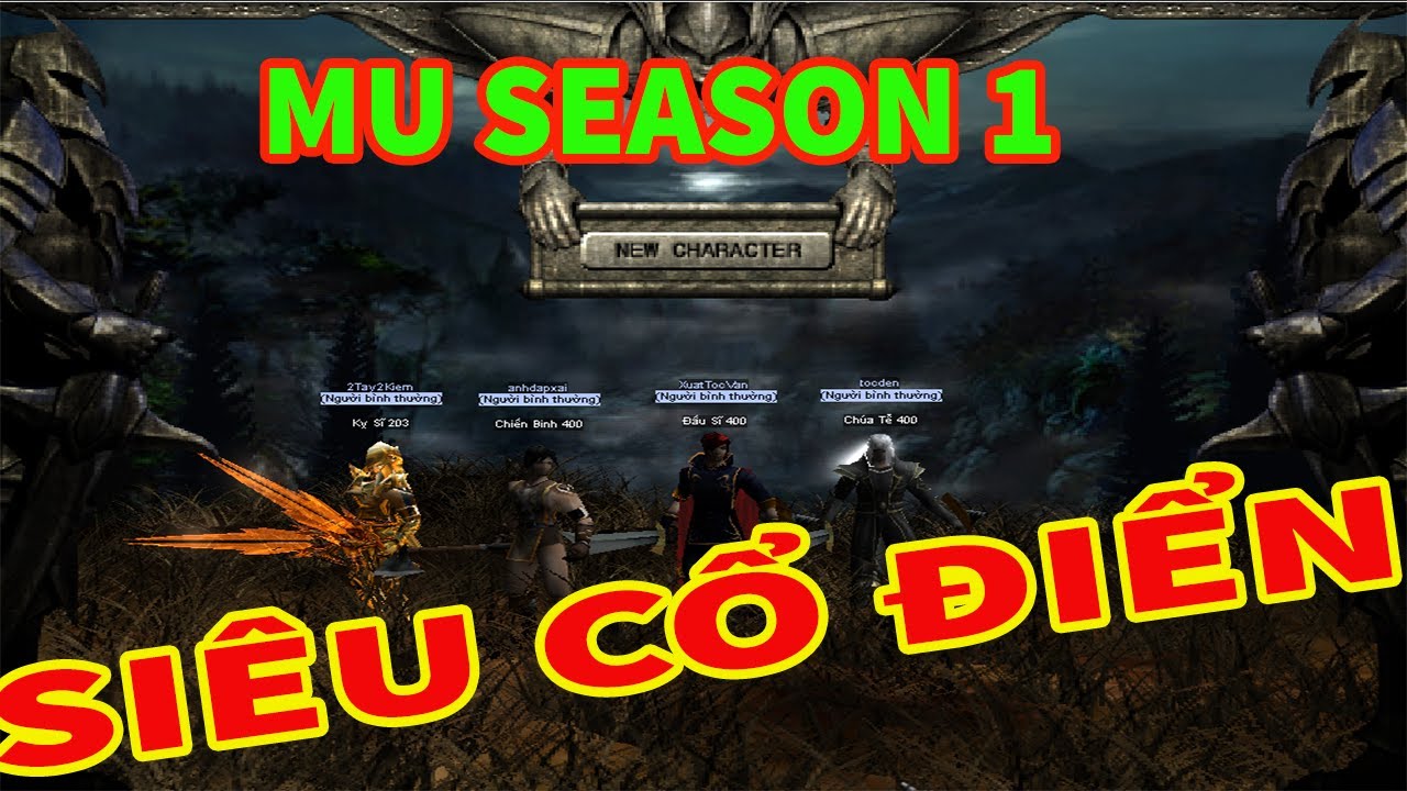 Mu Online Mới Nhất 2020 | Trở Về Tuổi Thơ Với Bản MU SS1 Huyền Thoại Siêu Cổ Điển | GAME TV