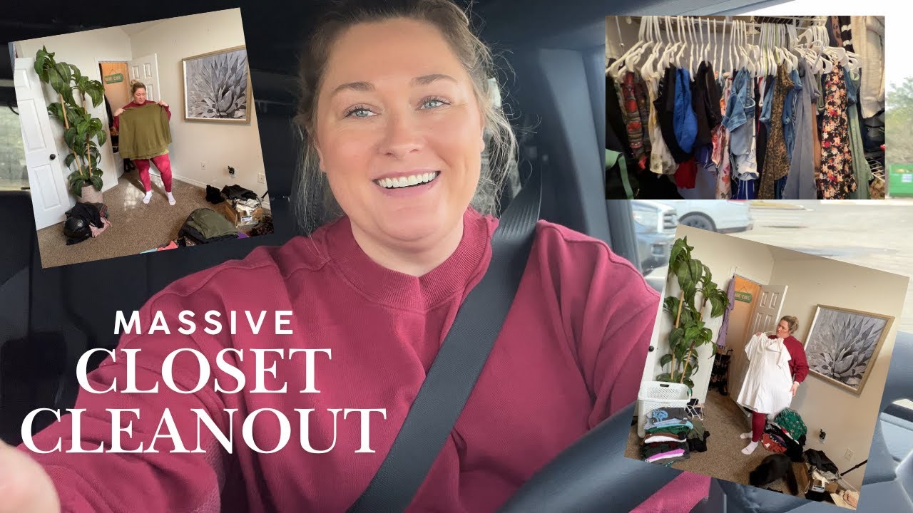 MASSIVE CLOSET CLEANOUT | vlog 259