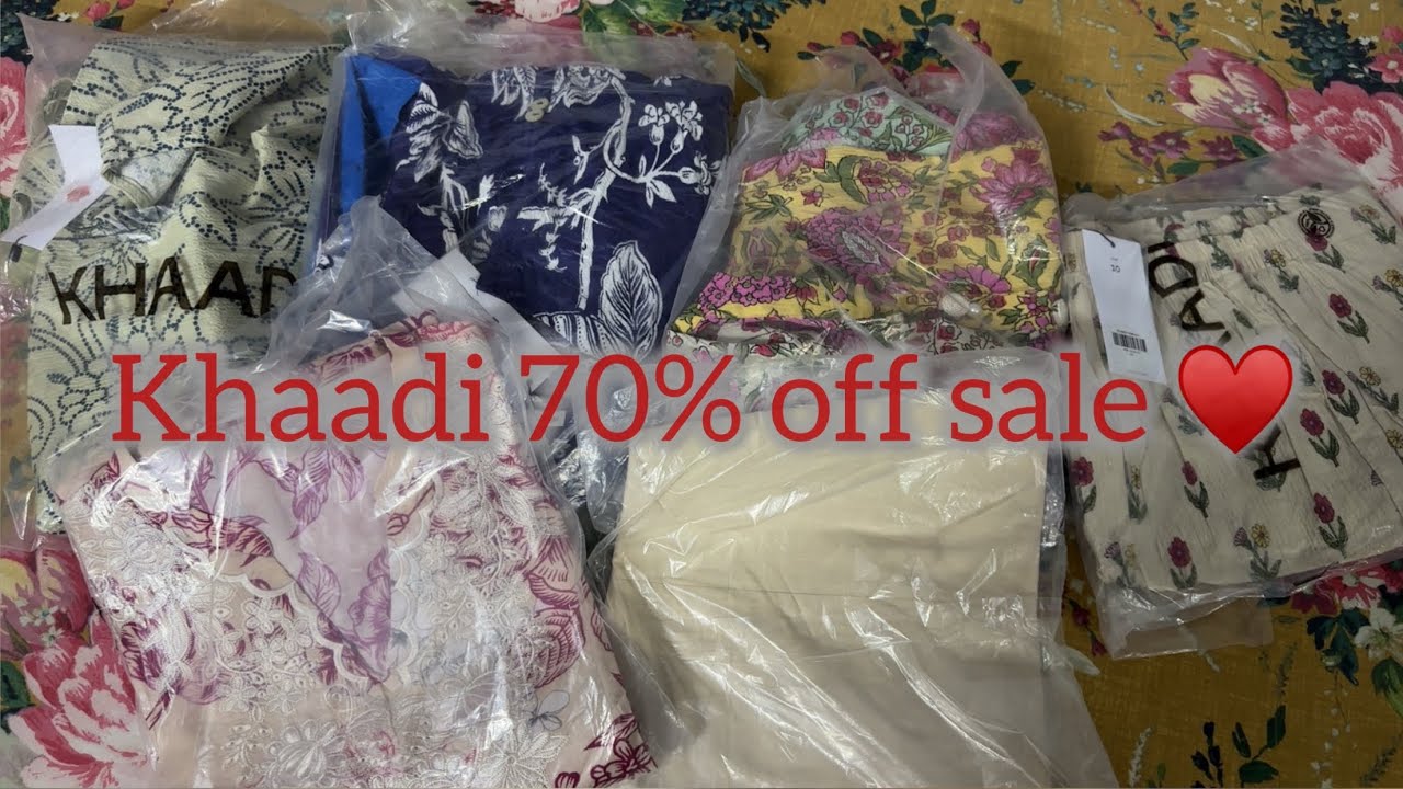 Khaadi 70% off sale | clearance sale | happy new year