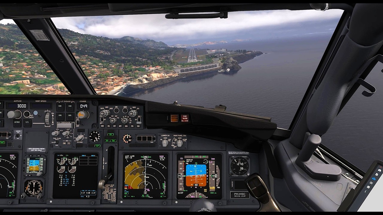 Approach Into Funchal!  [Maderia] -- [TO7840] -- B737-800 -- MSFS2024