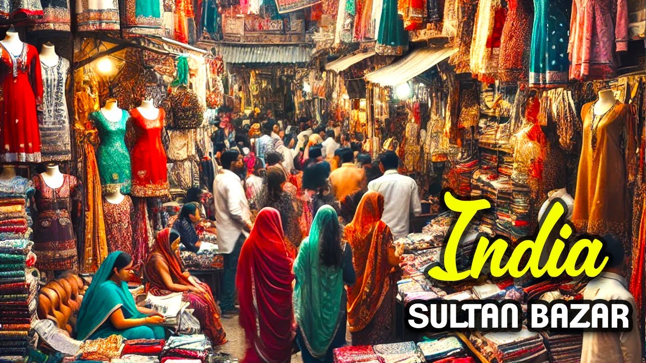 Hyderabad 4k | Walking Tour 2024, Sultan Bazar - Explore India