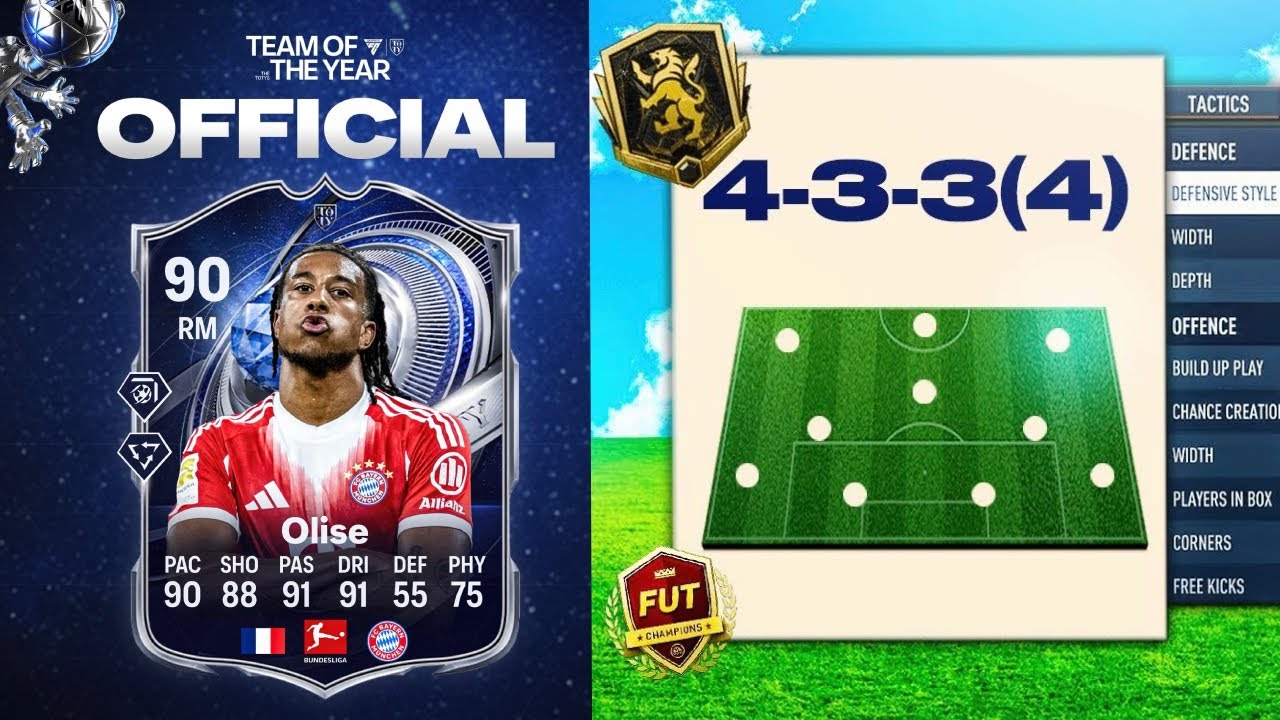META TOTY 433(4) CUSTOM TACTICS | WIN MORE GAMES - FC 26 ULTIMATE TEAM