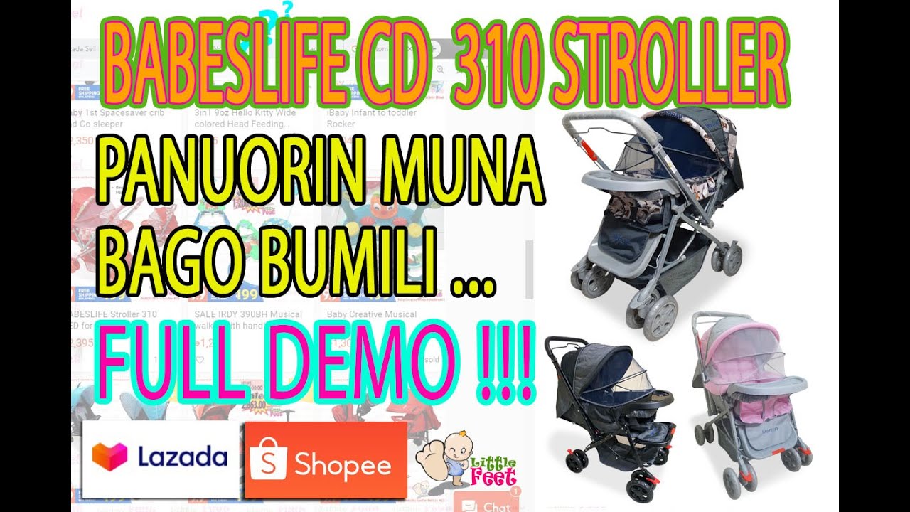 Babeslife 310 Stroller Review! Sulit ba? Full Features Demo by Little Feet
