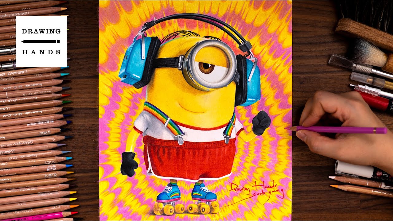 Drawing Minions2 The Rise of Gru - Stuart [Drawing Hands]