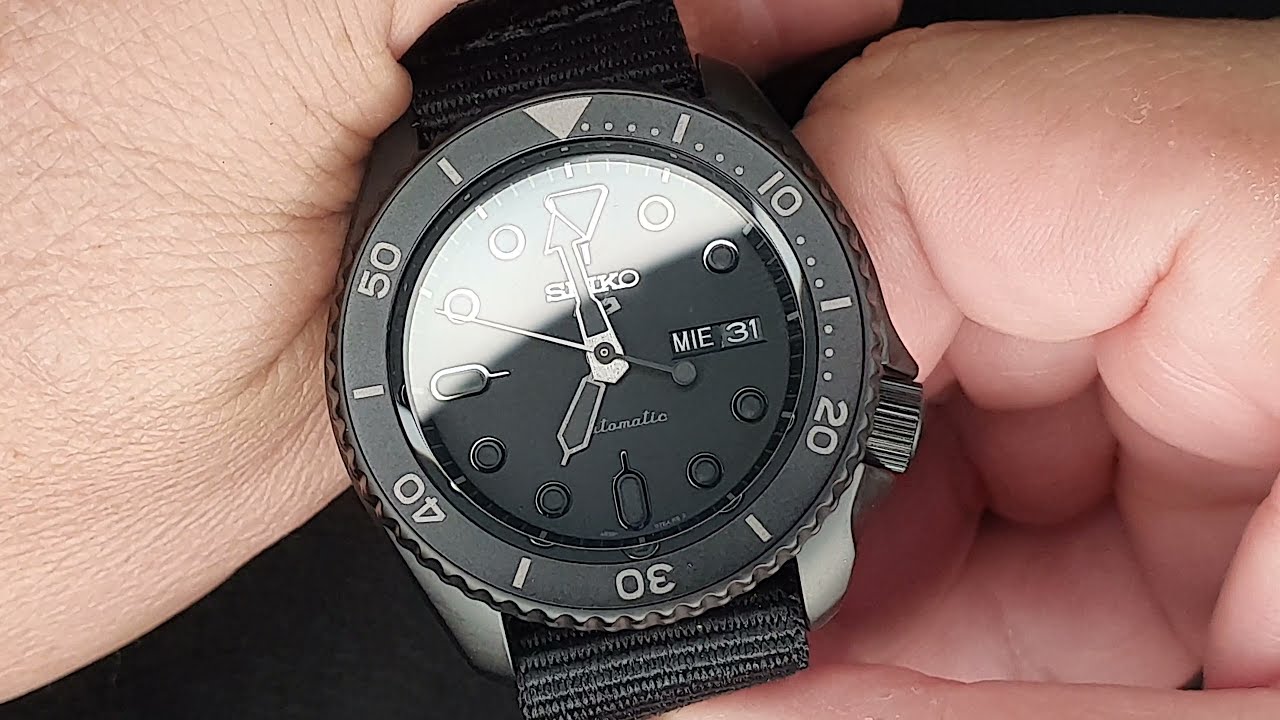 SEIKO 5 SPORTS SRPD79K1 - BLACK STEALTH