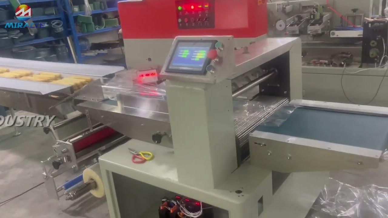 Horizontal flow wrap machine, flow pack machine | Pillow packaging machine