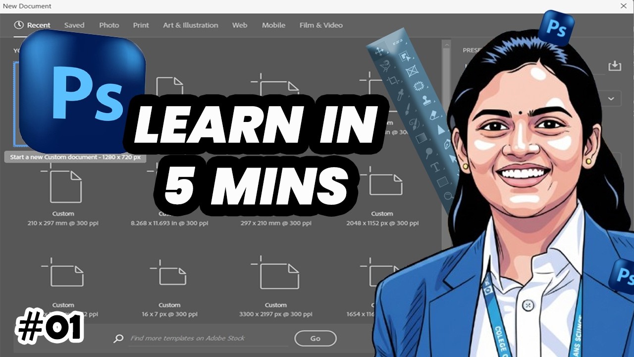 #01 PHOTOSHOP TUTORIAL malayalam
