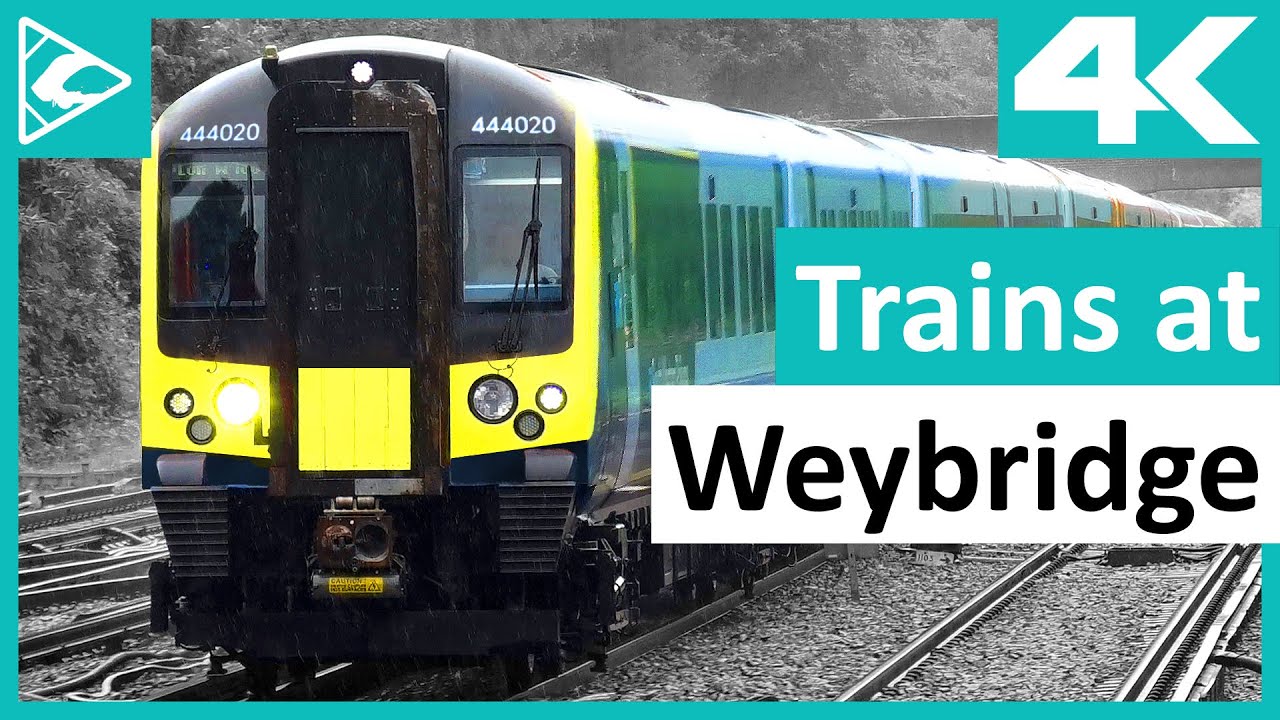 Trains at Weybridge (SWML) 30/06/2020
