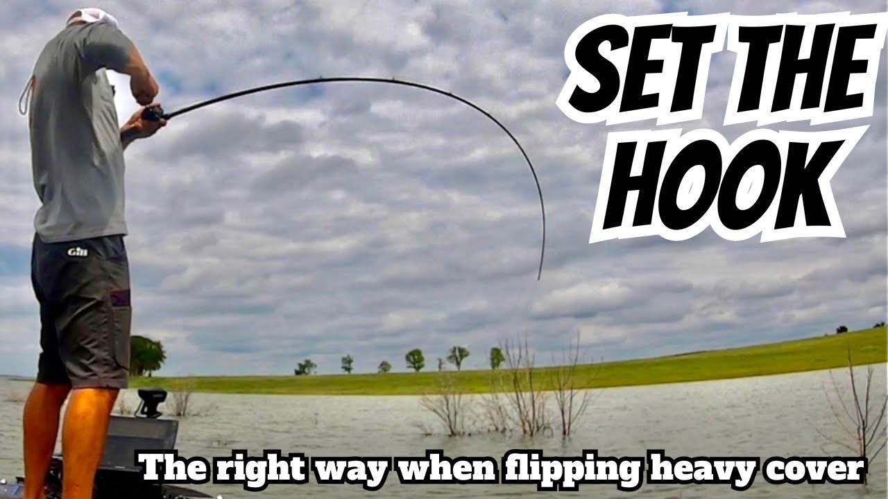 HOOK SETS----When Flipping don't SLACK LINE-----Always Load Up