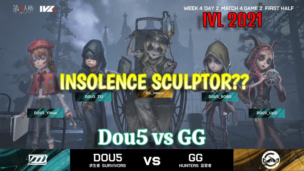 Identity V / Insolence Sculptor? / Dou5 VS GG / IVL 2021